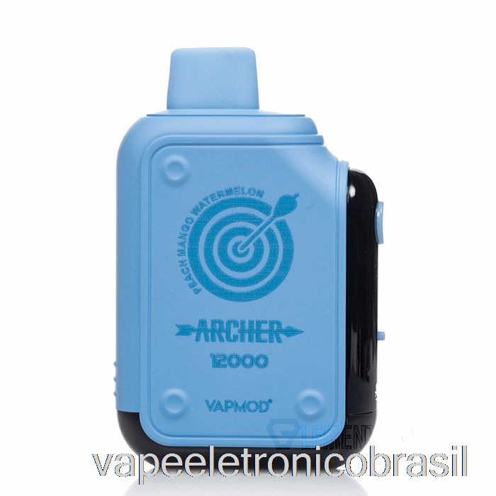 Vape Eletrônico Archer 12000 Descartável Pêssego Manga Melancia